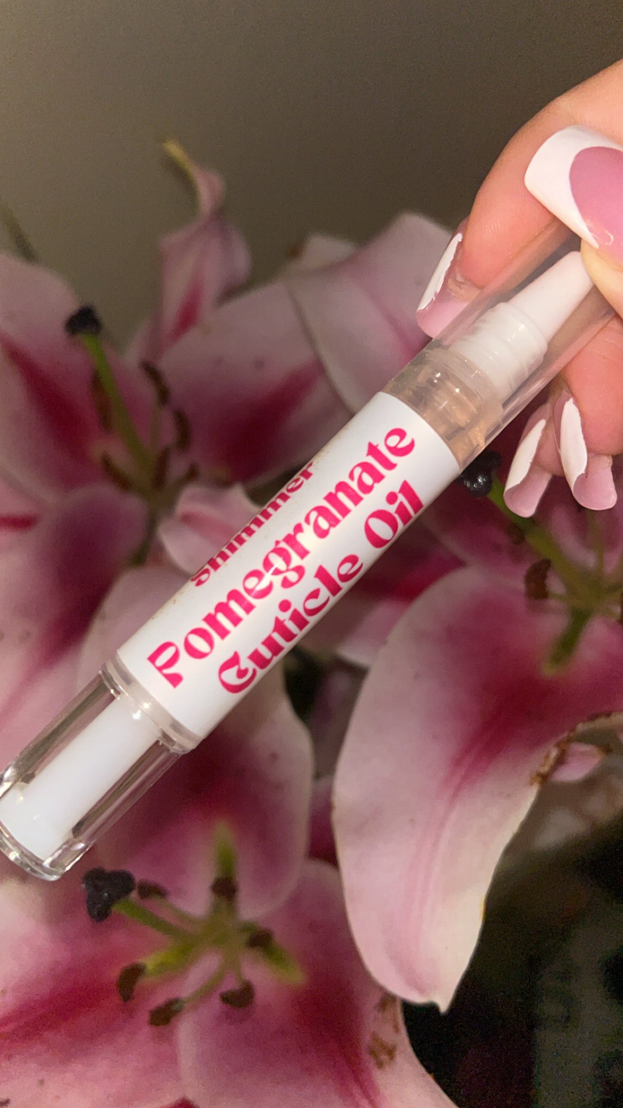 Cuticle Oil (Pomegranate 🍓Shimmer✨)