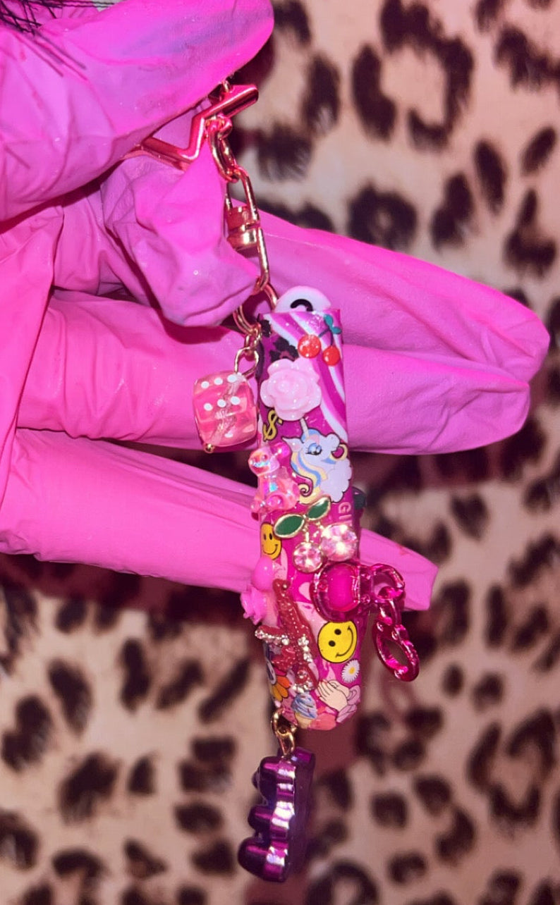 Cute Chaos Cunty nail keychain