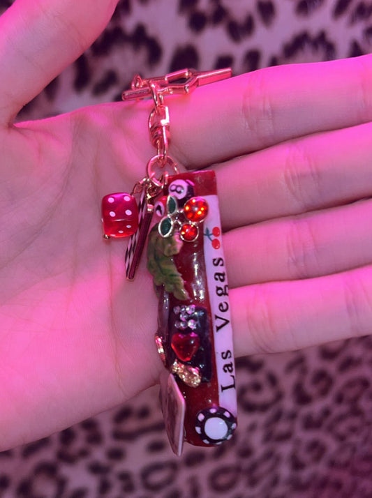Las Vegas nail keychain 🎰