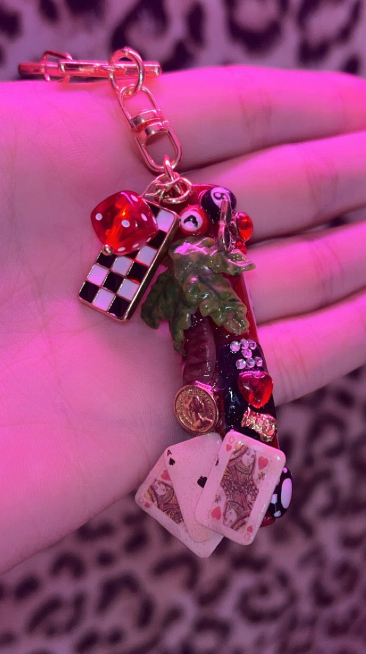Las Vegas nail keychain 🎰